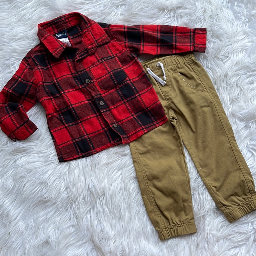⭐️2/$15 Buffalo Plaid Outfit